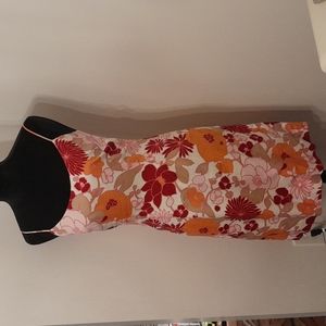 Ann Taylor Summer Floral Spaghetti Strap Dress 2